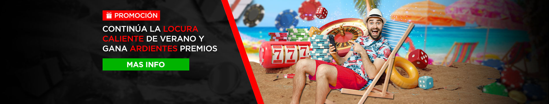 Promoción Locura Caliente en casino